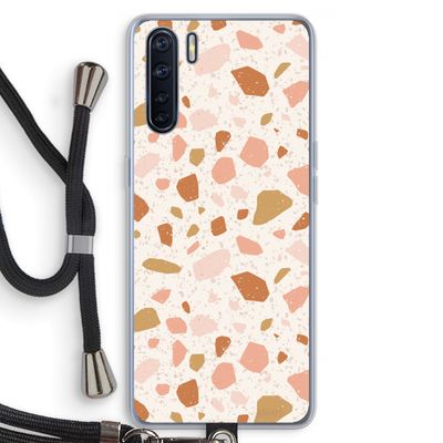Terrazzo N°18: Oppo A91 Transparant Hoesje met koord