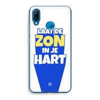 Laat de zon in je hart: Huawei P20 Lite Transparant Hoesje Laat de zon in je hart: Huawei P20 Lite Transparant Hoesje