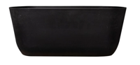 Planter Palermo zwart D35x16 H15 - Ts Planter Palermo zwart D35x16 H15 - Ts