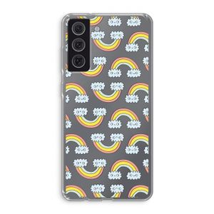 Regenboog: Samsung Galaxy S21 FE Transparant Hoesje