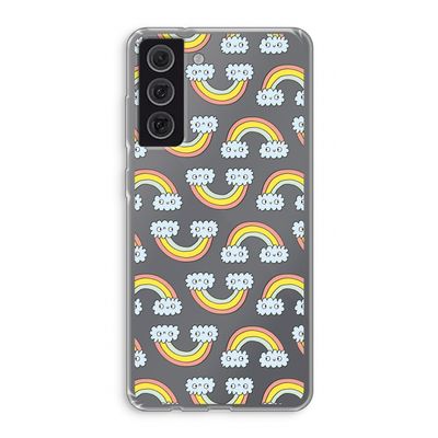 Regenboog: Samsung Galaxy S21 FE Transparant Hoesje