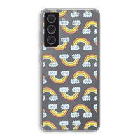 Regenboog: Samsung Galaxy S21 FE Transparant Hoesje
