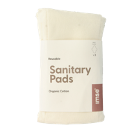 Maandverband wasbaar naturel nacht 3 Stuks