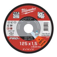 Milwaukee SCS 41 / 125 Dunne Metaaldoorslijpschijven PRO+ - 4932498002
