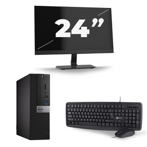 Dell Optiplex 5040 SFF - Intel Core i5-6e Generatie - 8GB RAM - 256GB SSD - Windows 11 + 1x 24 inch Monitor