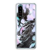 Pastel zwart: Sony Xperia 5 III Transparant Hoesje