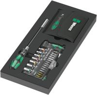 Wera 9750 Schuimrubberen inzetstuk met Kraftform Kompakt en Tool-Check PLUS Set 1, 57-delig - 05150150001