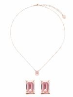 Swarovski lot boucles d'oreilles-collier Millenia - Rose