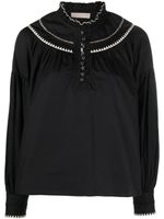 Ulla Johnson blouse Lennie - Noir - thumbnail