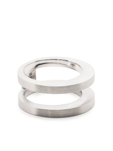 Tom Wood bague en argent sterling à découpes