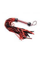 Black and Red Suede Flogger - thumbnail