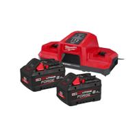 Milwaukee M18 FORGENRG-802DBSC Accu starterset 18V FORGE™ 2x 8.0 Ah - 4933498616