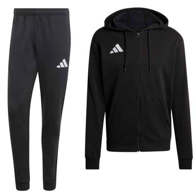 adidas Entrada 26 Joggingpak Full-Zip Vest Zwart Wit