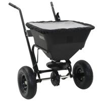 Strooiwagen duwmodel 45 L 106x73x76 cm PVC en staal