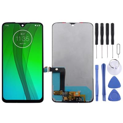 LCD-scherm en digitizer volledige assemblage voor Motorola Moto G7 (zwart)