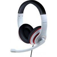 Gembird MHS-03-WTRDBK hoofdtelefoon/headset Bedraad Hoofdband Gamen Zwart, Rood, Wit - thumbnail