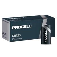 Duracell Procell CR123 Alkaline batterijen 1400mAh - 10 stuks. - thumbnail