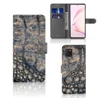 Samsung Note 10 Lite | Telefoonhoesje | Met pasjeshouder | Krokodillenprint