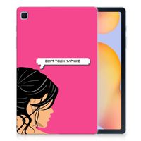 Samsung Galaxy Tab S6 Lite | S6 Lite (2022) Print Case Woman Don't Touch My Phone - thumbnail