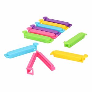 Vershoud knijpers - 40x - gekleurd - 8,5 cm - verpakkingen luchtdicht afsluiten