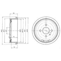 Delphi Diesel Remtrommel BF102 - thumbnail