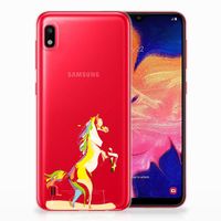 Samsung Galaxy A10 Telefoonhoesje met Naam Horse Color - thumbnail