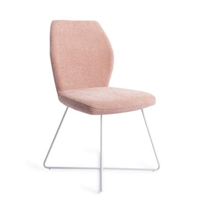 Jesper Home Eetkamerstoel 'Ikata' Cross White, kleur Anemone