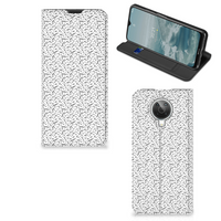 Nokia G10 | G20 Hoesje met Magneet Stripes Dots