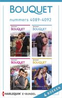 Bouquet e-bundel nummers 4089 - 4092 - Clare Connelly, Dani Collins, Angela Bissell, Rachael Thomas - ebook