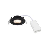 Nordlux Zwarte inbouwspotMonolo Ø 8,2cm - 2510300103