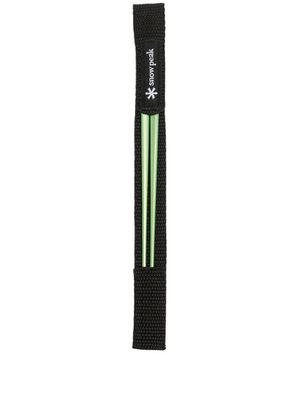 Snow Peak baguettes à logo imprimé - Vert
