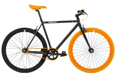 Fixie Fiets FabricBike Zwart & Oranje 2.0 Fixie Fiets FabricBike Zwart & Oranje 2.0