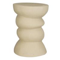 Mica Decorations Screw Bijzettafel - L29 x B29 x H41 cm - Beige