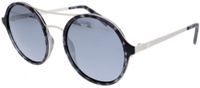 H.I.S zonnebril gepolariseerd dames rond cat. 3. zwart/grijs - thumbnail