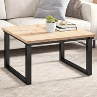Tafelbladen 2 st rechthoekig 80x40x2,5 cm massief grenenhout