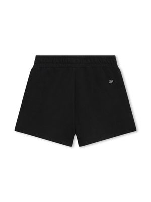 SONIA RYKIEL ENFANT short en coton à ornements strassés - Noir