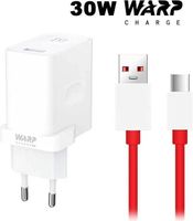 OnePlus Warp Charger 30W Power Adapter + USB-C kabel 1m