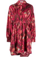 Ulla Johnson robe-chemise Jude à imprimé abstrait - Rose