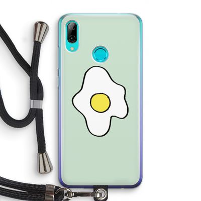 Spiegelei: Huawei P Smart (2019) Transparant Hoesje met koord
