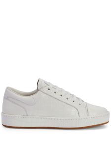 Giuseppe Zanotti GZ-City crocodile-embossed sneakers - Blanc