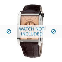 Armani horlogeband AR4210 Leder Bruin 26mm + bruin stiksel