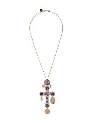Dolce & Gabbana collier Tradition en or 18ct à pendentif structuré