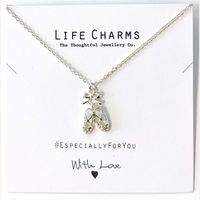 Life Charms Ketting met Giftbox Silver Ballet shoes