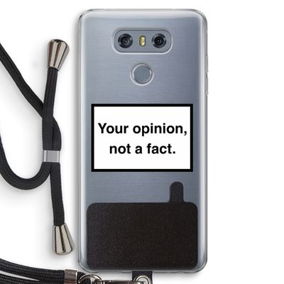 Your opinion: LG G6 Transparant Hoesje met koord