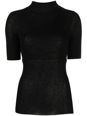 Wolford pull à manches courtes - Noir