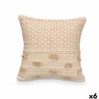 Kussen GiftDecor 4734 Beige Natuurlijk 45 x 15 x 45 cm (6 Stuks)