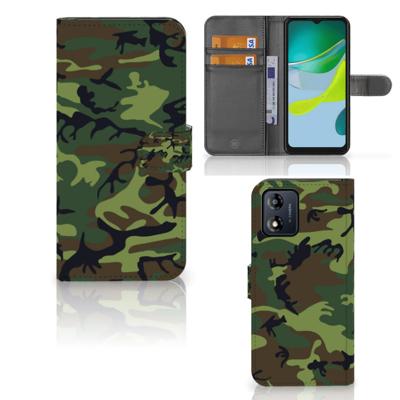 Motorola Moto E13 4G | Telefoon Hoesje | Army Dark