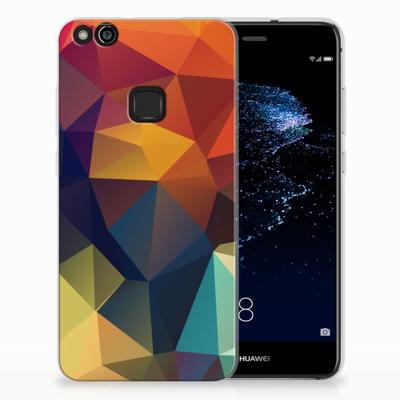 Huawei P10 Lite | TPU Hoesje | Polygon Color