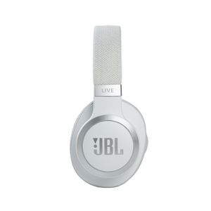 JBL LIVE 660 NC Hoofdtelefoons Bedraad en draadloos Hoofdband Muziek Bluetooth Wit
