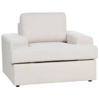 Beliani - ALLA - Fauteuil - Lichtbeige - Polyester - thumbnail